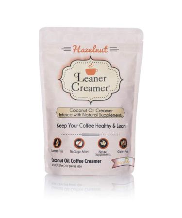 Leaner Creamer Coconut Oil Coffee Creamer Hazelnut 9.87 oz (280 g)