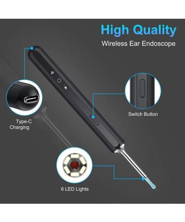 Ear Wax Removal Tool with 1080P Camera for iPhone, iPad & Android - Otoscope Ear Cleaner with Light - Earwax Remover Kit - Buy Online on GoSupps.com