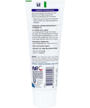 Zendium Toothpaste Complete Protection 75ml | Caries Prevention & Enamel Protection | Gentle Foaming Formula for Healthy Teeth - Buy Online on GoSupps.com