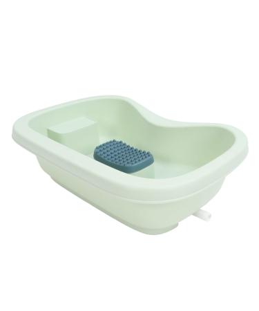 Shanrya Shampoo Bowl At The Bed Safe Nonslip Washing Basin for Washing Hair At The Bed Pressureless Ergonomic for Care of Bedridden People Vegetable