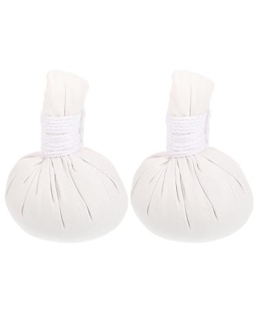 Healvian Thai herbal compress massage ball 2 pieces aroma compress ball nature for body relaxation spa aroma relaxed ball natural products professional and refreshes your body