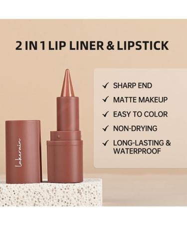 SONGVISON Matte lipstick for women nude lip liner waterproof and smudge-proof lip gloss long-lasting non-sticky highly pigmented lipstick - Buy Online on GoSupps.com
