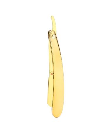 Professional Gold Straight Edge Razor Set - Ergonomic Foldable Design for Barbershops & Shaving - Buy Online on GoSupps.com