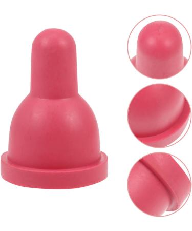 Lamb Nursing Bottle Nipples - Rubber Replacement Nipples for Goat, Sheep, Calf - Livestock Supplies in Red - Buy Online on GoSupps.com