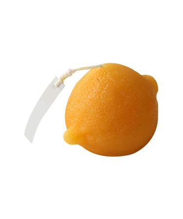 Fruit-Shaped Scented Candles Cute Aromatherapy Soy Wax Candle Decorative Craft for Birthday Party Wedding Festival Home Ornaments (Lemon)