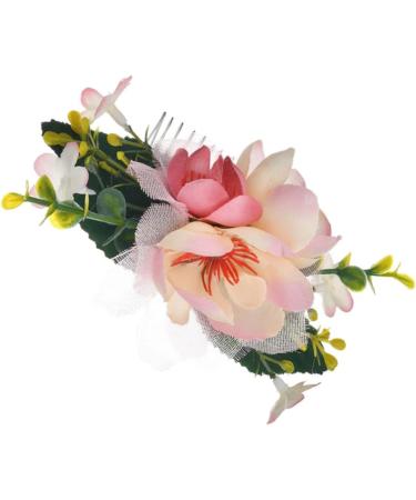 FRCOLOR 1PC Brides Hair Comb Hair Comb for Bride Hair Comb Clip Floral Hair Comb Bridal Headdress Hair Pin Wedding Hair Decoration Tiara Hair Fork Leaves Comb the flowers hair accessories - Buy Online on GoSupps.com