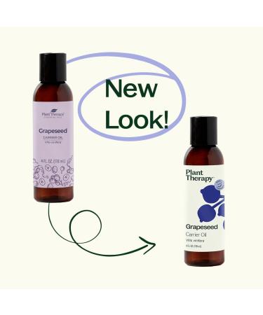 Plant Therapy Grapeseed Carrier Oil 4 oz Base Oil for Aromatherapy Essential Oil or Massage use - Buy Online on GoSupps.com
