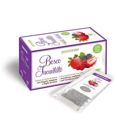 Regina di Fiori 6 Packs of Infus BOSCO INCANTATO Queen of Flowers 15 Filters - New Bosco Fruit Infected Recipe with Raspberry Strawberries Blackberry Leaves