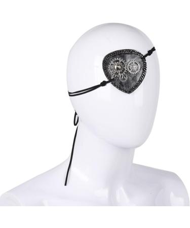 FOMIYES Gear Clock Prom Props Decoration Eye Mask Single Eye Mask Decor Blindfold Masquerade Eye Mask Eye Patch Apparel Punk M Black - Buy Online on GoSupps.com
