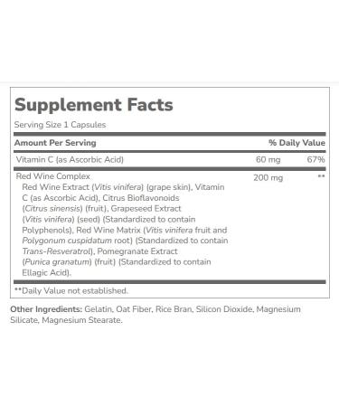 21st Century Resveratrol Red Wine Extract 90 Capsules - 2pc - Buy Online on GoSupps.com