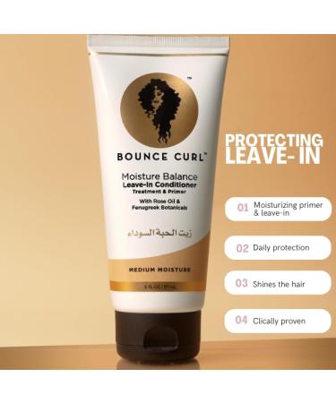 Bounce Curl Moisture Balance Leave-In Conditioner | Primer & Styling Cream | 6oz | Best for Curly Hair - International Shipping Available - Buy Online on GoSupps.com