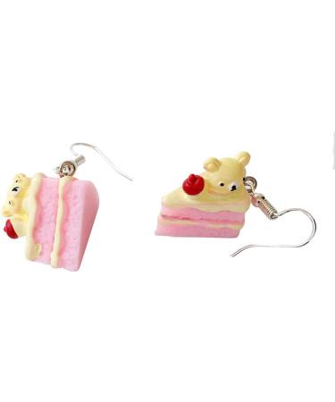 FEYLIE Women's Mini Donut Cake Earrings - Cute & Creative Minimalist Cartoon Design for Unique Style - Buy Online on GoSupps.com