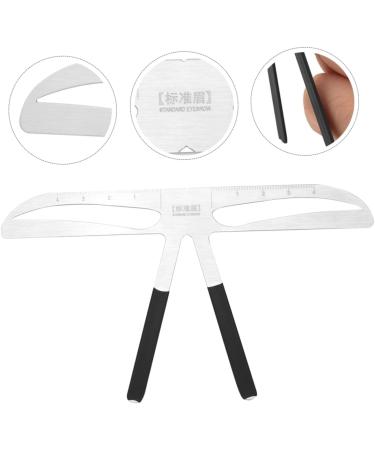 Didiseaon Bubble Leveler Eyebrow Marker Stainless Tattoos Eyebrow Ruler Position Ruler Triangle Eyebrow Marks - Buy Online on GoSupps.com