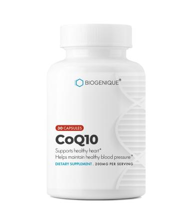 CoQ10 60 Capsules coq10 200mg ubiquinol Supports Cell Circulatory Health Energy Production and Antioxidant Support for Heart Health- Made in USA - Vegan Non-GMO Gluten Free
