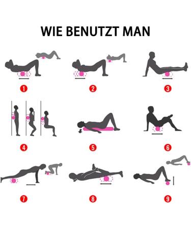 Fascia Training Set - Klein Faszien Roll Massage Balls & Trigger Point Release for Spine & Neck - Blue - Buy Online on GoSupps.com