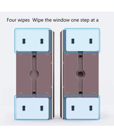 Magnetic Window Cleaner for Single Glazing Fit to Window Thickness - Glider Washing Glass Cleaning Brush Tools for High-Rise - Buy Online on GoSupps.com