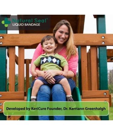 KeriCure Natural Seal Invisible Liquid Bandage 2 Pack - Soothe, Seal, and Protect Small Cuts, Scrapes, Rashes, and More - Sting-Free, Moisturizing Spray on Bandage - No Harsh Chemicals - Buy Online on GoSupps.com