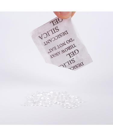 Silica Gel Bags - 50 Multi-Purpose Moisture Absorbing Sachets for Dehumidifying & Odor Control - International Shipping - Buy Online on GoSupps.com