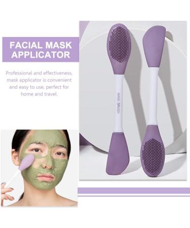 minkissy Silicone Wash Scrubber Scruber Facial Cleanser Tool Facial Scrubber for Cleaning Scrubber Tools Wash Brush Brush Plastic Applicator Brush Double Head - Buy Online on GoSupps.com