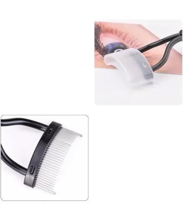 1pc Eyelash Separator Metal Teeth Foldable Eye Lash Curler Beauty Makeup Stainless Eyelashs Brush Comb Mascara Curl Make Up Tool (Color : Black) - Buy Online on GoSupps.com
