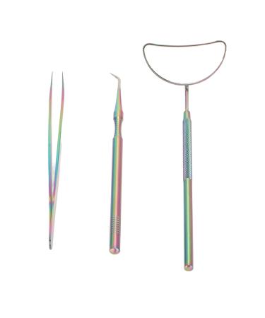Lash Lift Tweezers Tool Easy Separate Close Bite Lash Lifting Tool Set Stainless Steel Moon Shaped with Storage Box for Beauty Salon (GERNIEagwnq7xyr8-11)
