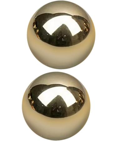 JECOMPRIS Brass Foot Massage Balls - 4-Piece Gymnastics Set for Healthcare & Exercise | Handballs & Baoding Massage Globe - Buy Online on GoSupps.com
