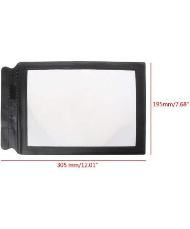 3X Large Reading Magnifier A4 Full Page Sheet Magnifying Glass Book Reading Lens Page Reading Glass Lens Magnification Small Gift - Buy Online on GoSupps.com
