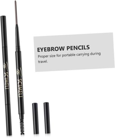 Balacoo 3pcs 2 1 Eyebrow Makeup Tools Mechanical Pencil Eyeliner Pencil Automatic Rotating Pencil To Rotate 1 count (Pack of 1) Greyx3pcs - Buy Online on GoSupps.com