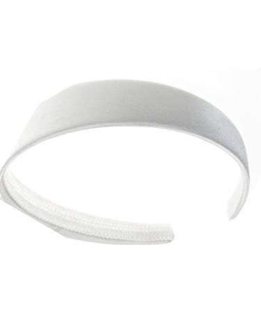 1 Inch White Satin Covered Hair Band Headband for Women and Girls - Glitz4Girlz - Buy Online on GoSupps.com