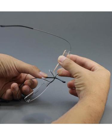 Buli 1.00 Titan Reading Glasses - Ultra-Light Invisible Computer Glasses for Men - Gold Size +3.0 | International Shipping Available - Buy Online on GoSupps.com