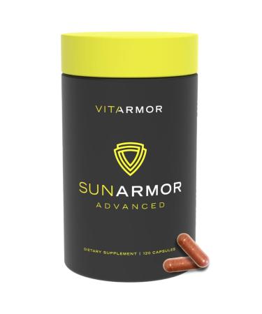 SunArmor Advanced with Nicotinamide and Powered by Polypodium Fights The Signs of Photoaging Use with Sunscreen Dermatologist Developed 120 Capsules
