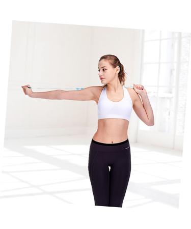 SUPVOX 2pcs Blue Medium Silicone Yoga Tension Bands - Multifunctional Elastic Fitness Equipment for Home & Gym - Buy Online on GoSupps.com