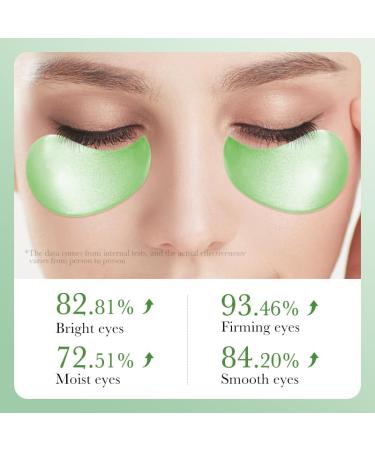 Aloe Vera Under Eye Mask - Combat Dark Circles & Puffiness - 60 PCS Collagen Eye Patches for Fine Lines & Wrinkles - Pure Natural Extracts - Buy Online on GoSupps.com
