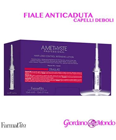 Amethyste Hair Loss Ampoule 12 x 8 ml Professional for Hairdressers
