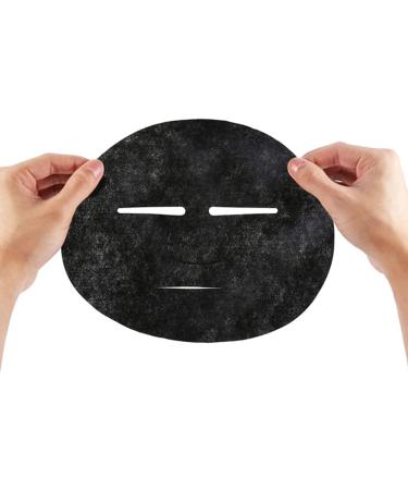 Beaupretty 10pcs DIY Black Facial Sheet - Natural Spa Skin Care Paper for Women & Girls | Disposable Skin Fiber Sheet - Buy Online on GoSupps.com