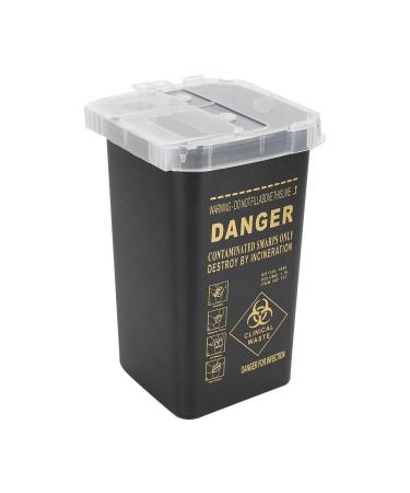 Buy Disposable Blade Waste Box 1L - Black Plastic 10x10x15.5 cm for Safe Disposal | International Shipping Available - Buy Online on GoSupps.com