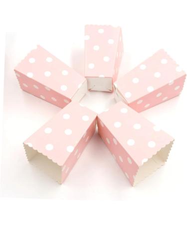 MAGICLULU Cookie Boxes Cardboard 72 Pcs Snack+box Biscuit Popping Corn Wooden Boxes for Gifts Mini Container Mini Paper s Pink Containers Paper Container Party Candy Cartons Dot Cardboard 1 - Buy Online on GoSupps.com