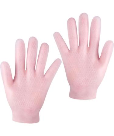 minkissy Ear Piercing Kit 4 Pairs Nourishing Care Gloves Cracked Heel Repair Massaging Hydrating Gloves Hand Softening Gloves Dry Hands Lotion Skin Pink Hand Gloves Sebs Women's Desk Shelf - Buy Online on GoSupps.com