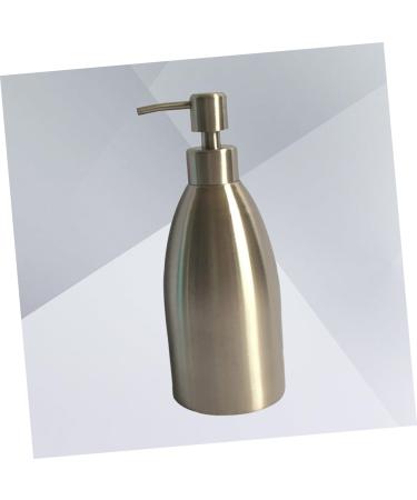 Zerodeko 3pcs 304 Liquid Containers Pump Liquid Soap Bottles Shampoo Bottle Stainless Steel Soap Dispenser Silverx3pcs mediumx3pcs - Buy Online on GoSupps.com