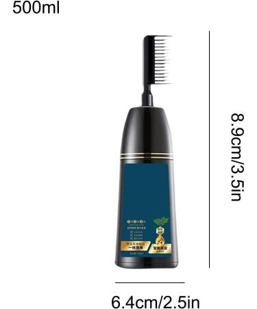 Coloration capillaire 2 en 1 pour femme - Coloration et apr s-shampoing nourrissant avec peigne - Cr me anti-taches pour filles adolescents amis famille athl tes et grand-m re marron - Buy Online on GoSupps.com