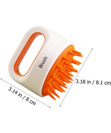 Beavorty 6-Pack Shampoo & Massage Brush - Multifunctional Hair & Body Cleaning Brush - Ergonomic Bath Device - Orange 8x8x8.1 cm - Buy Online on GoSupps.com