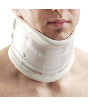 Aurafix Neck Brace with Chin Support (Medium) - Comfortable Plastic Cervical Support for Pain Relief - International Shipping Available - Buy Online on GoSupps.com
