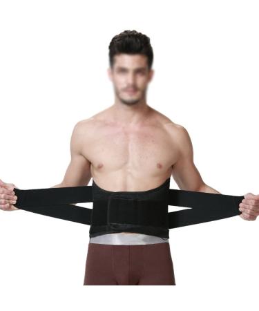Lumbar belt for men and women adults thermal muscle building abdominal cotton warm kidney care support of the lower back pain relief waist protection belly for sport (size