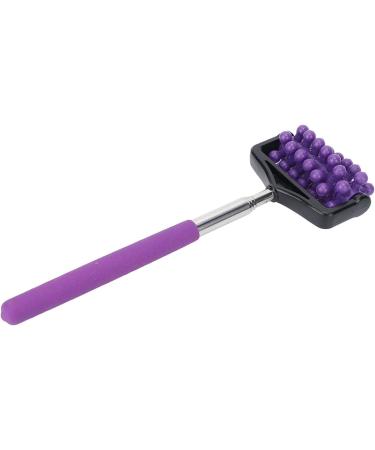 Verdant Touch Telescopic Massage Stick - Back Pain Relief Roller for Muscle Soreness - Purple - Buy Online on GoSupps.com