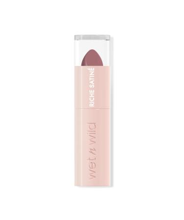 wet 'n wild Wet n Wild Rich Satin Lip Colour Long-Lasting Lipstick with Satin Finish Non-Drying Moisturizing and Richly Pigmented Formula with Velvety Texture Hush Lil' Beige