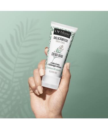 Organic hand cream with donkey milk and mountain savory oil highly moisturizing and emollient protective and regenerating 100% natural organic 100 ml. - Buy Online on GoSupps.com