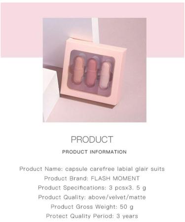 Shop 3pcs Mini Velvet Matte Liquid Lipstick - Long Lasting Waterproof & Highly Pigmented | International Shipping Available - Buy Online on GoSupps.com