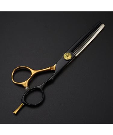 Hair Cutting Scissors 6 Inch Professional JP 440c Steel Black Gold Hair Cutting Scissors Haircut Thinning Barber Cut Shears Tools Hairdresser Scissors Set - Buy Online on GoSupps.com