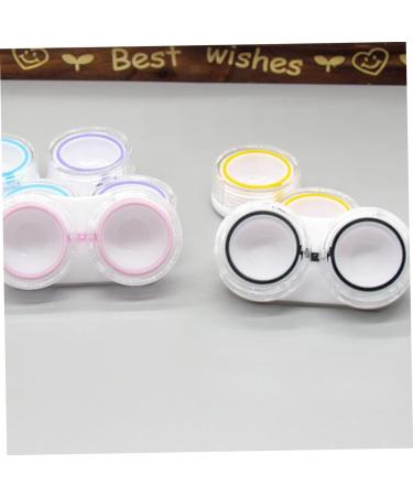 Buy Plafope 45 Refreshed Travel Containers - Transparent Contact Lens Storage Box Kit | Linsen-Organizer Duplex-Box (5.7x2.8cm) - 3PCs | International Shipping Available - Buy Online on GoSupps.com