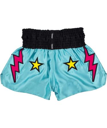 YOKKAO Satin Shorts Stadium Island XS - Premium Muay Thai Shorts - Buy Online on GoSupps.com